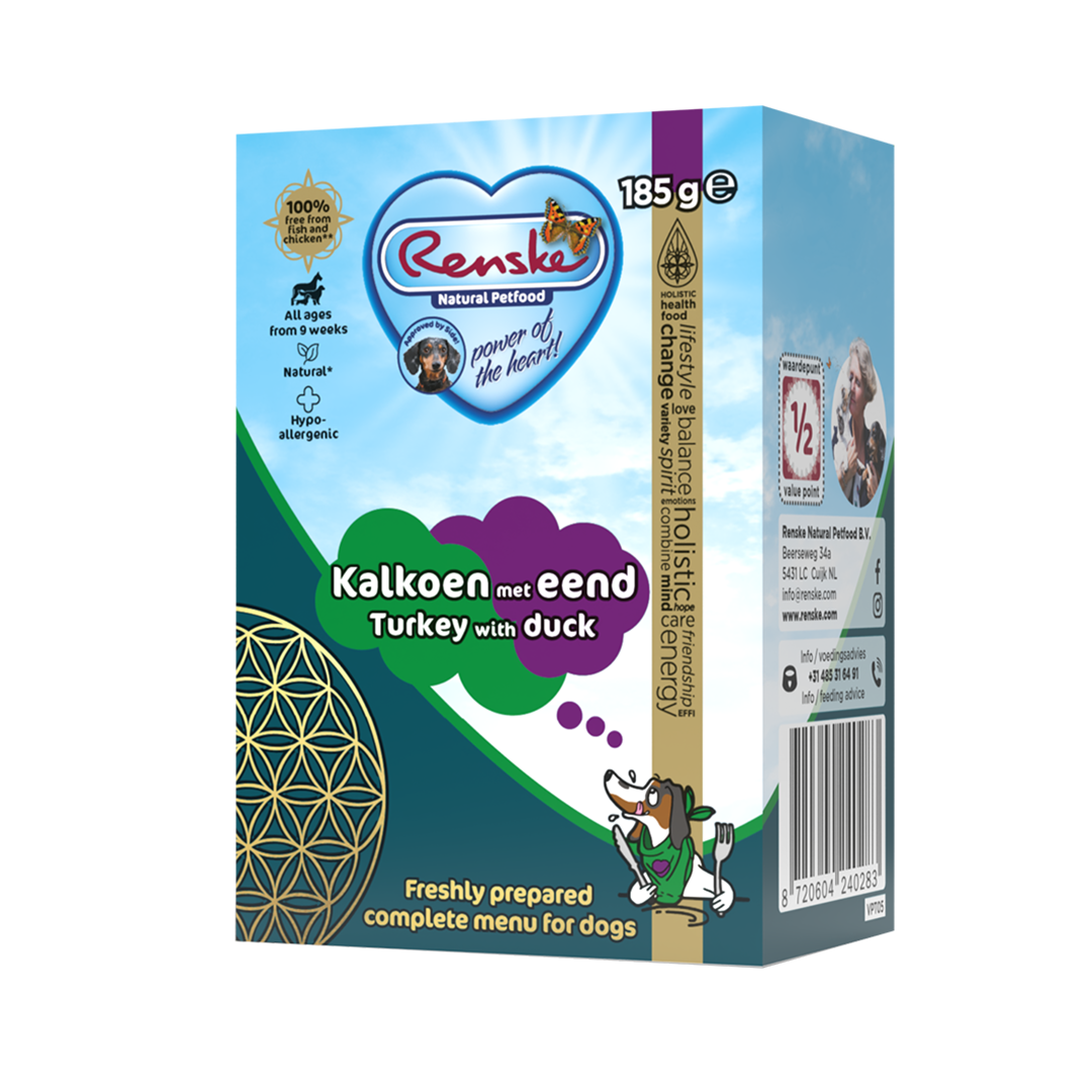 Vers bereide Kalkoen met Eend - Tetra 185 gram (24 stuks)