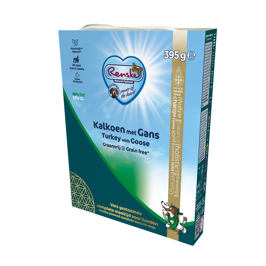 Vers Gestoomde Graanvrije Kalkoen & Gans 395 gr (10 stuks) THT-KORTING 08-2026