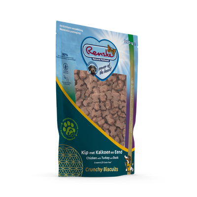 Crunchy Kip met Kalkoen en Eend 200 gram