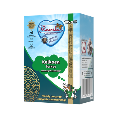 Renske Fresh Turkey Grain-Free - Tetra 185 grams (24 pieces)