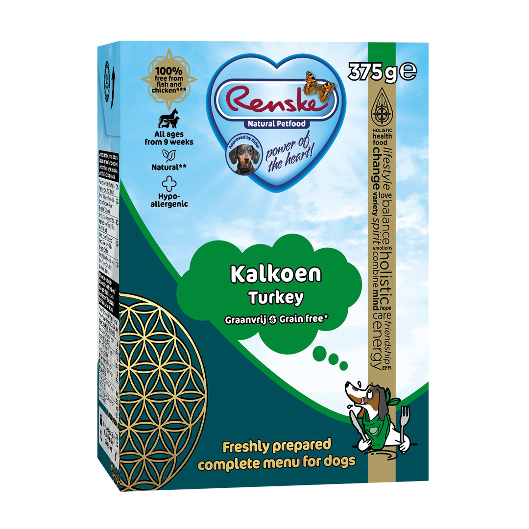 Vers bereide Kalkoen graanvrij - tetra 375 gram (12 stuks)