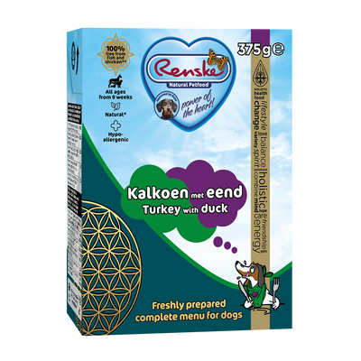 Renske Fresh Turkey with Duck - Tetra 375 grams (12 pieces)