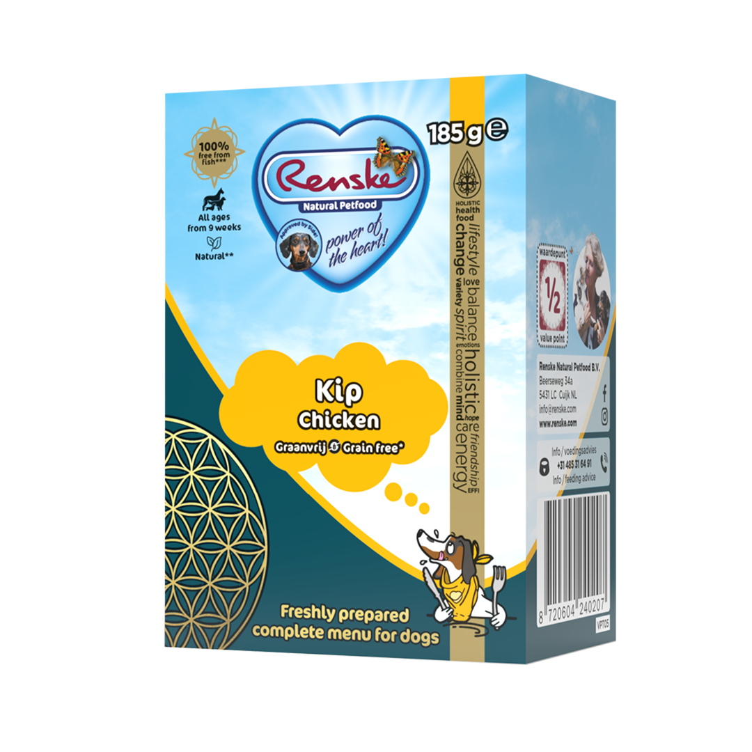 Renske Fresh Chicken GRAIN-FREE - Tetra 185 gram (24 pieces)