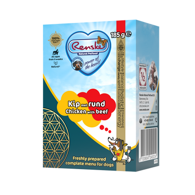 Vers bereide Kip met Rund - Tetra 185 gram (24 stuks)