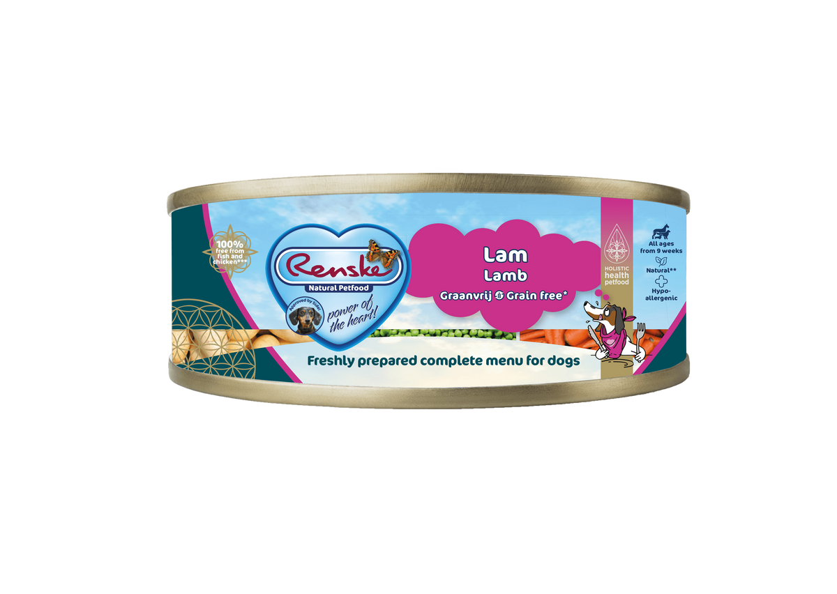 Renske Fresh Lamb Grain-free - Can 95 grams (24 pieces)