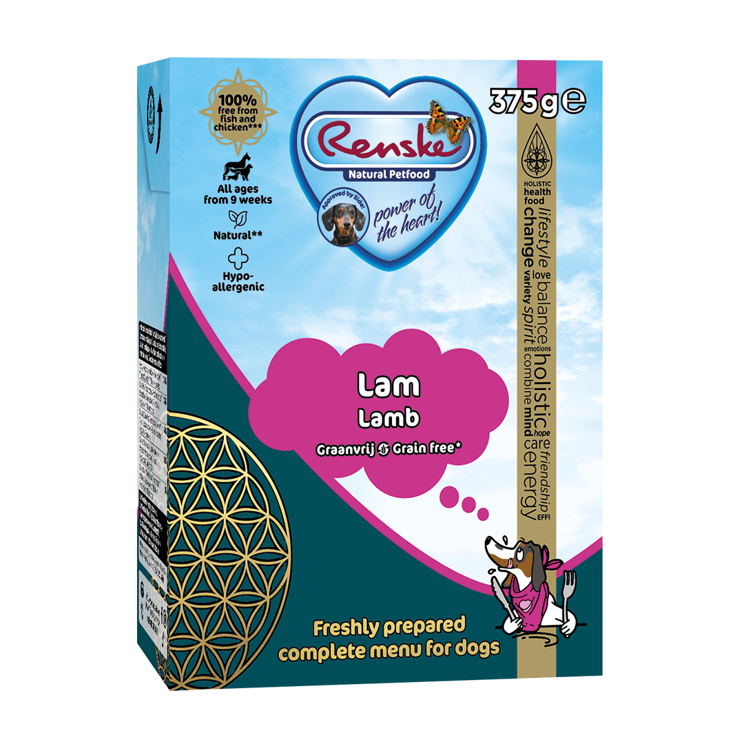 Renske Fresh Lamb Grain-free - Tetra 375 gram (12 pieces)