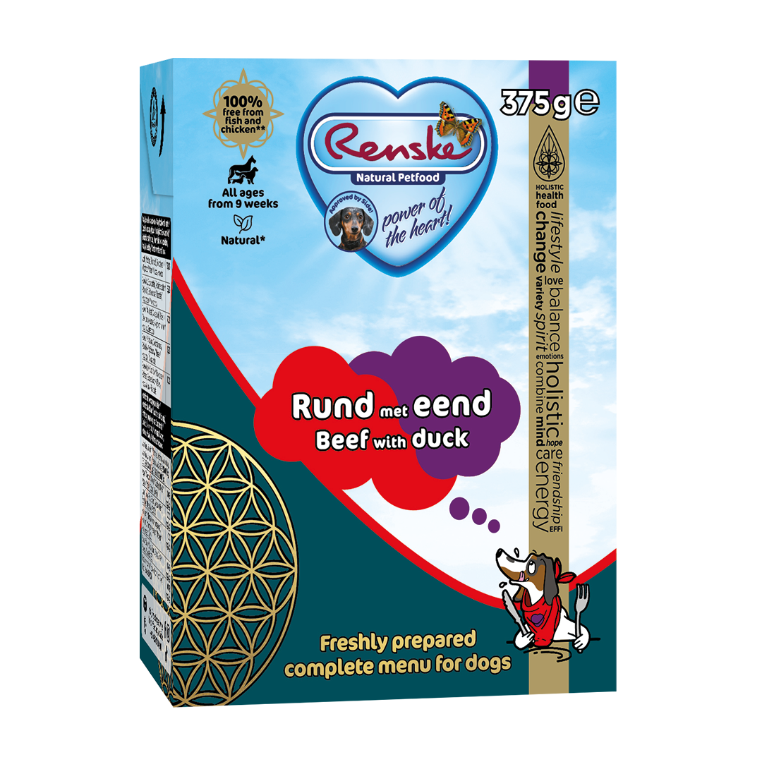 Renske Fresh Beef with Duck - tetra 375 grams (12 pieces)