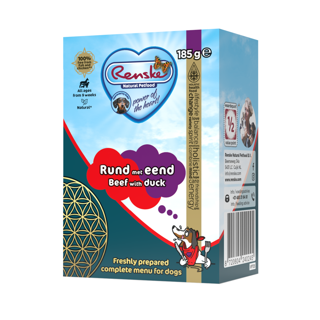 Renske Fresh Duck with Duck - Tetra 185 gram (24 pieces)