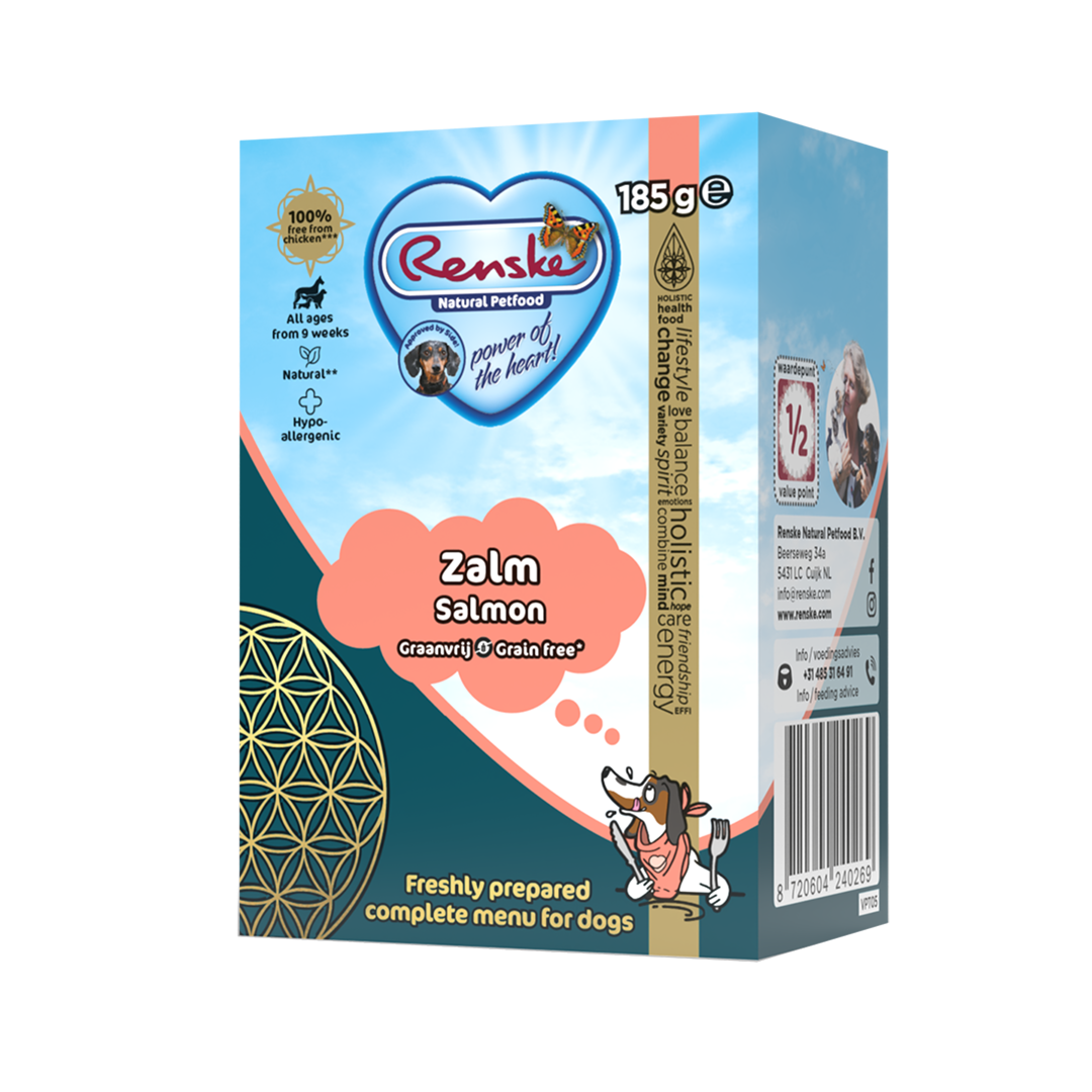 Renske Fresh Salmon GRAIN FREE - Tetra 185 gram (24 pieces)