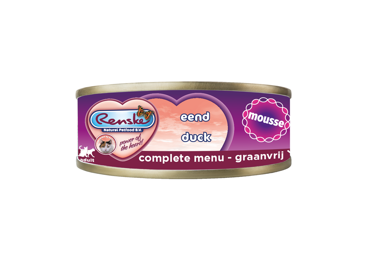 Renske Cat Fresh Duck - Mousse 70 grams (24 pieces)