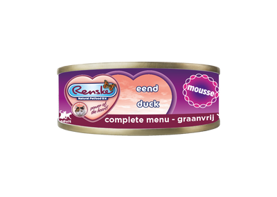 Renske Cat Fresh Duck - Mousse 70 grams (24 pieces)