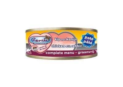 Renske Cat Fresh Chicken with Rabbit - Paté 70 gram (24 pieces)