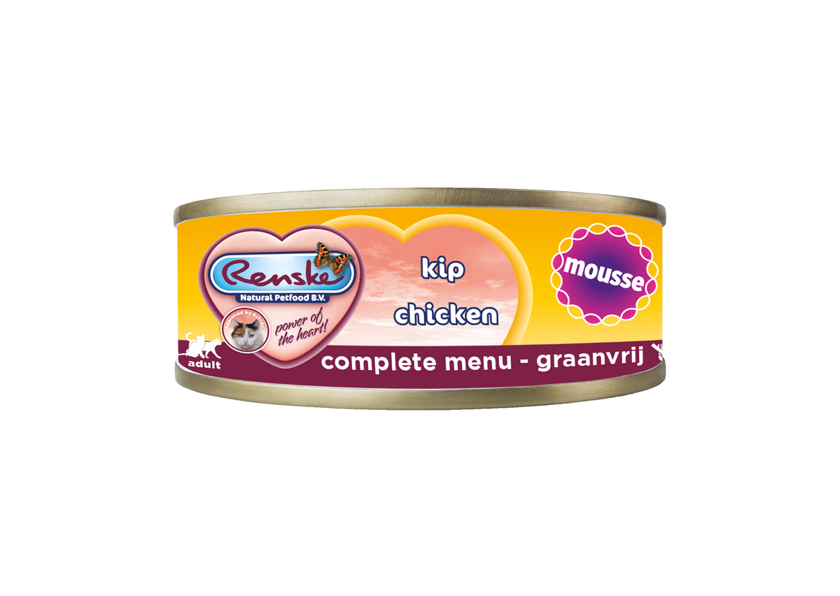 Renske Cat Fresh Chicken - Mousse 70 grams (24 pieces)