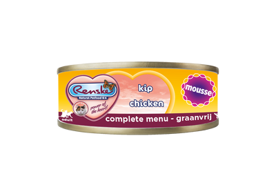Renske Cat Fresh Chicken - Mousse 70 grams (24 pieces)