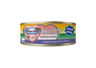 Renske Cat Kitten Fresh Chicken with Turkey - 70g (24 pieces) BBE DISCOUNT 11-7-26