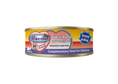 Renske Cat Kitten Fresh Chicken with Beef - 70 gr (24 pcs) BBD DISCOUNT 11-7-26