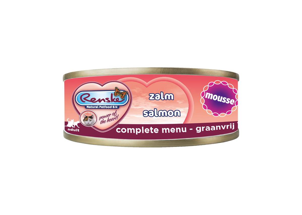 Renske Cat Fresh Salmon Mousse 70g (24 pieces)