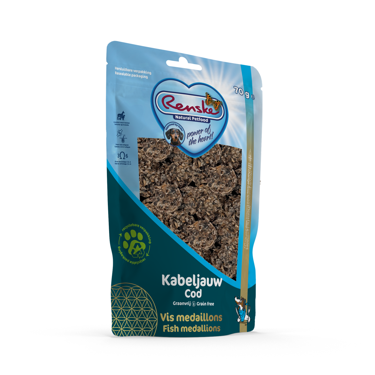 Renske Healthy Reward Fish Medallions - Cod