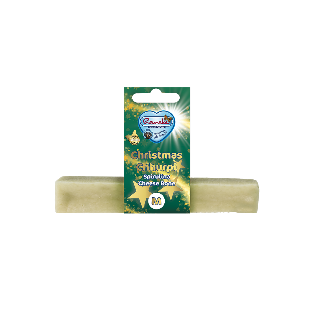 Christmas Chhurpi for the dog - Spirulina M