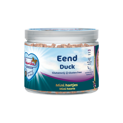 Mini hartjes eend