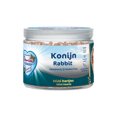 Mini hartjes konijn