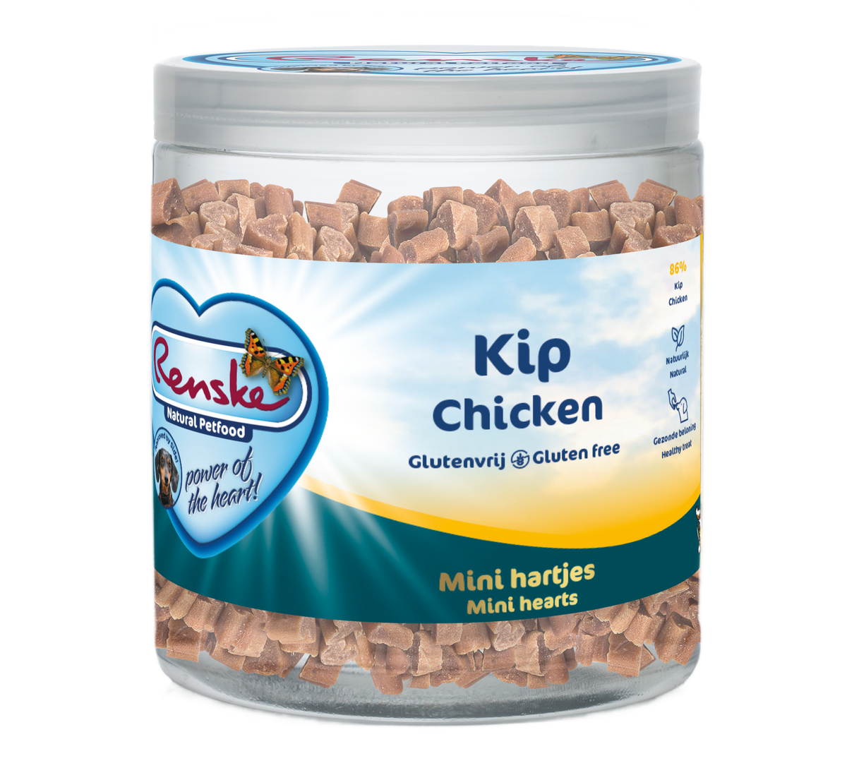 Renske Meat Hearts CHICKEN - Dog Health Reward