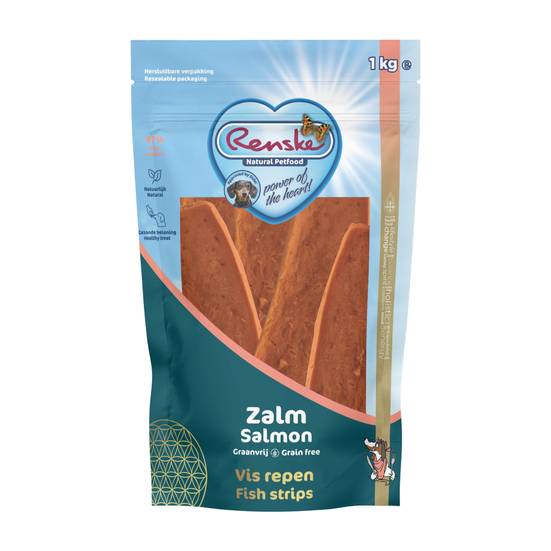 Renske Healthy Reward Fish Strip - Salmon 1 kilogram