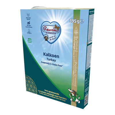 Renske Fresh Steamed Grain-Free Turkey 395g (10 pieces)
