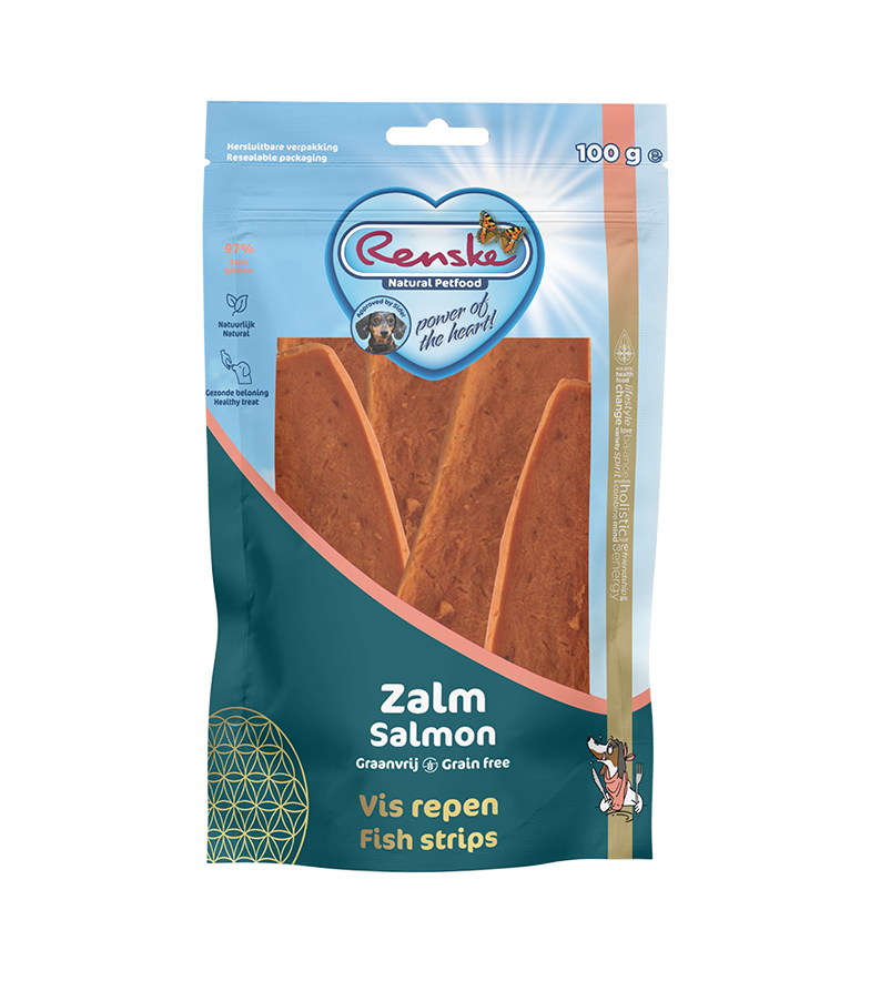 Renske Healthy Reward Fish Strip - Salmon 100 gram
