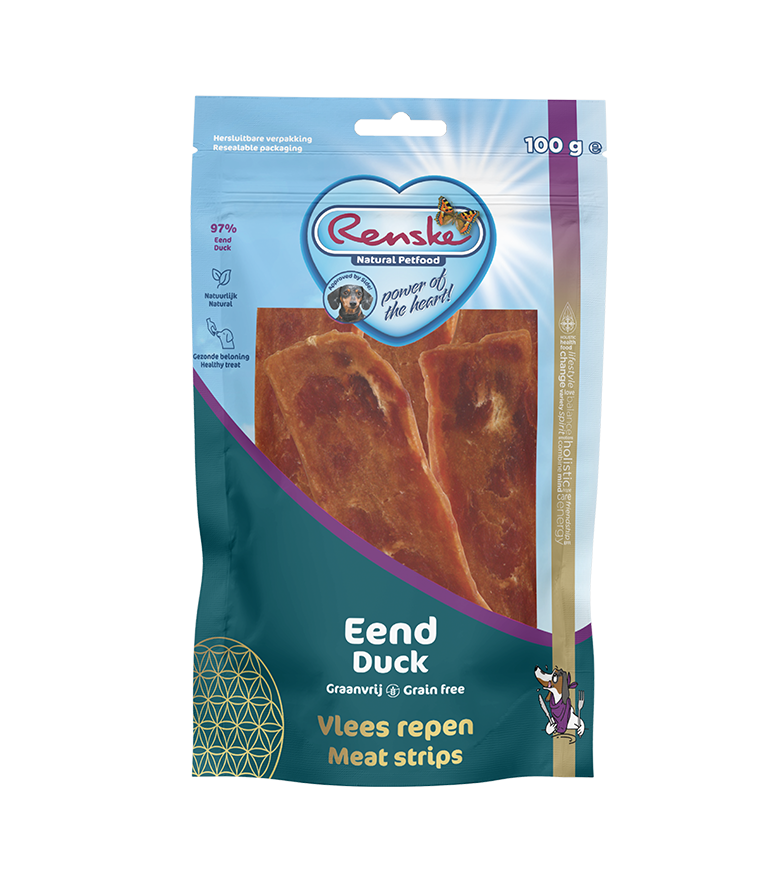 Renske Healthy Reward Meat Strip - Duck 100 gram
