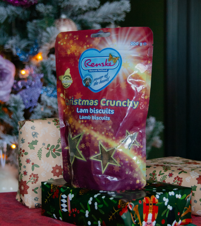 Renske Christmas Crunchy for Dogs Lamb Biscuits 200 gram